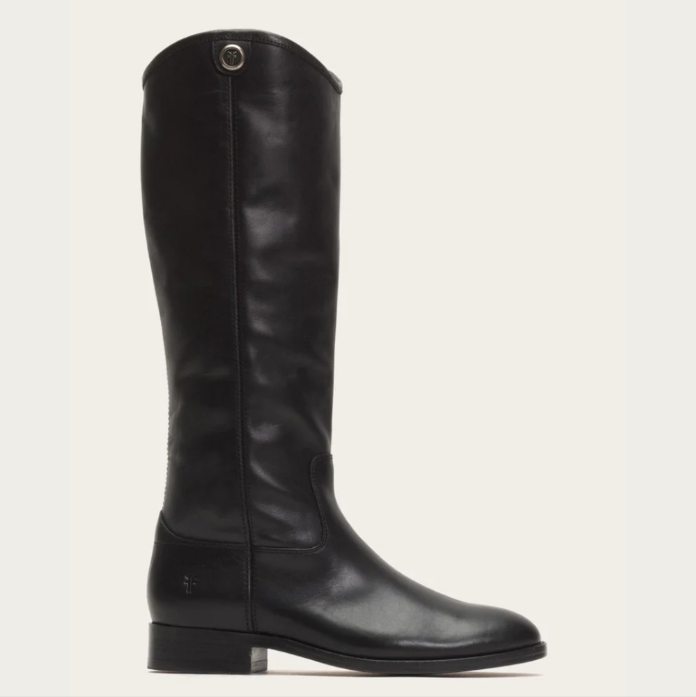 Frye Melissa Button 2 II black leather boots